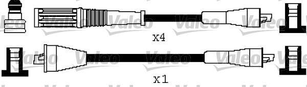 Valeo 346515 - Augstsprieguma vadu komplekts www.autospares.lv