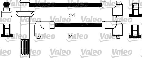 Valeo 346531 - Augstsprieguma vadu komplekts www.autospares.lv