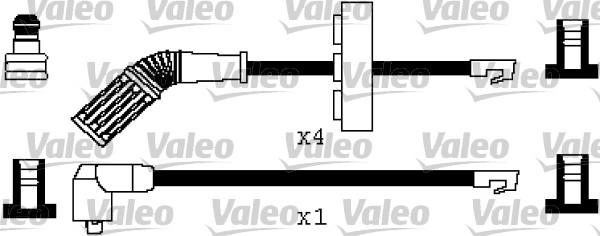 Valeo 346524 - Augstsprieguma vadu komplekts www.autospares.lv