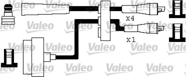 Valeo 346525 - Augstsprieguma vadu komplekts www.autospares.lv