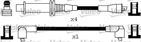 Valeo 346648 - Augstsprieguma vadu komplekts www.autospares.lv