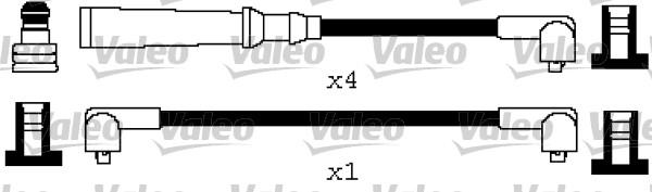 Valeo 346643 - Augstsprieguma vadu komplekts www.autospares.lv