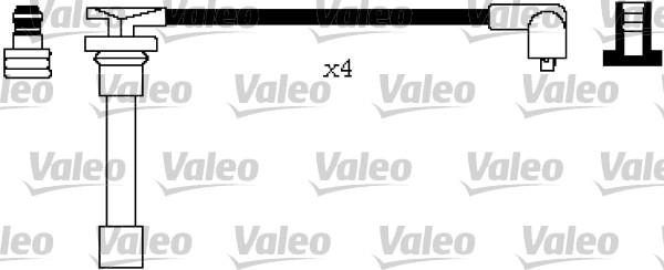 Valeo 346655 - Augstsprieguma vadu komplekts www.autospares.lv