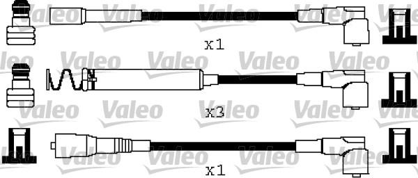 Valeo 346669 - Augstsprieguma vadu komplekts www.autospares.lv