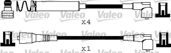 Valeo 346665 - Augstsprieguma vadu komplekts www.autospares.lv