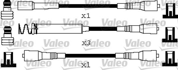 Valeo 346663 - Augstsprieguma vadu komplekts www.autospares.lv