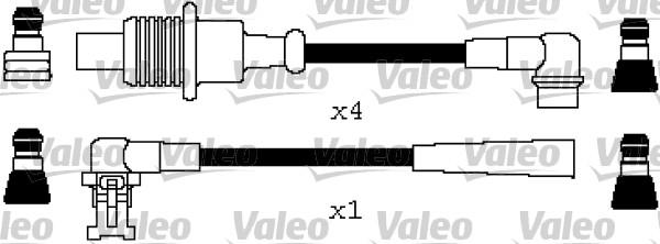 Valeo 346604 - Augstsprieguma vadu komplekts www.autospares.lv