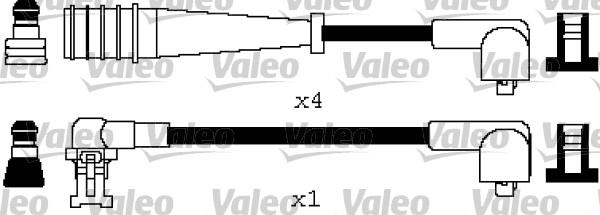 Valeo 346605 - Augstsprieguma vadu komplekts www.autospares.lv