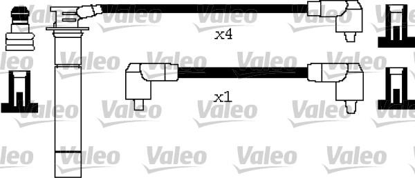 Valeo 346619 - Augstsprieguma vadu komplekts www.autospares.lv