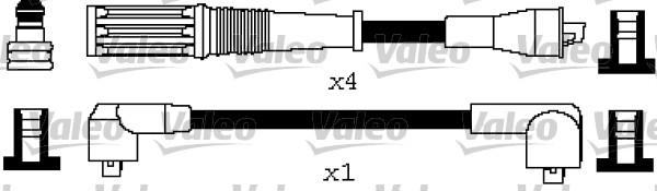 Valeo 346610 - Augstsprieguma vadu komplekts www.autospares.lv