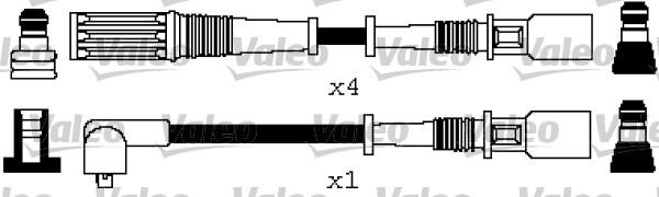 Valeo 346618 - Augstsprieguma vadu komplekts www.autospares.lv