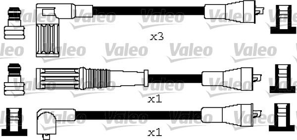 Valeo 346617 - Augstsprieguma vadu komplekts www.autospares.lv