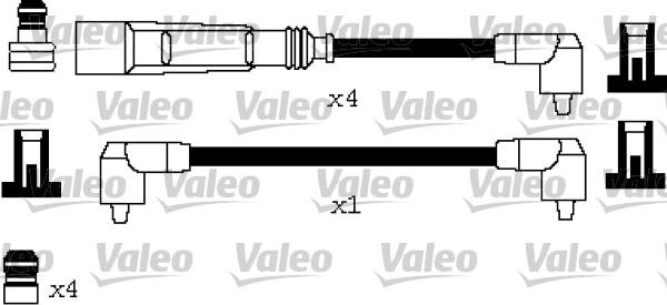 Valeo 346620 - Augstsprieguma vadu komplekts www.autospares.lv