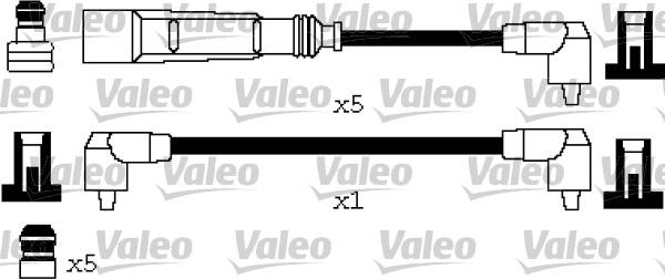 Valeo 346622 - Augstsprieguma vadu komplekts www.autospares.lv