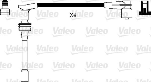 Valeo 346098 - Augstsprieguma vadu komplekts www.autospares.lv