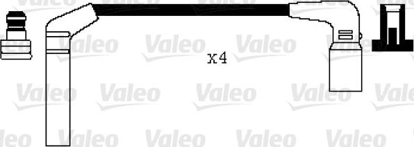 Valeo 346040 - Augstsprieguma vadu komplekts www.autospares.lv