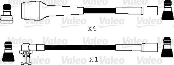 Valeo 346052 - Augstsprieguma vadu komplekts www.autospares.lv