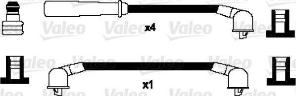 Valeo 346064 - Augstsprieguma vadu komplekts www.autospares.lv