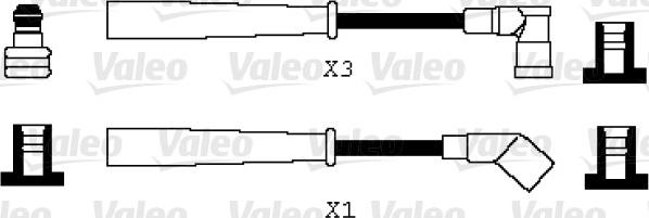 Valeo 346066 - Augstsprieguma vadu komplekts www.autospares.lv