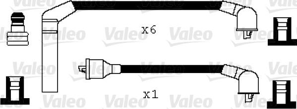 Valeo 346018 - Augstsprieguma vadu komplekts www.autospares.lv