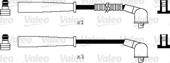 Valeo 346084 - Augstsprieguma vadu komplekts www.autospares.lv