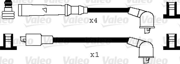 Valeo 346026 - Augstsprieguma vadu komplekts www.autospares.lv