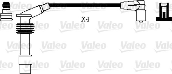 Valeo 346074 - Augstsprieguma vadu komplekts www.autospares.lv