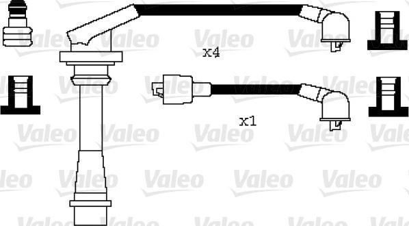 Valeo 346076 - Augstsprieguma vadu komplekts www.autospares.lv