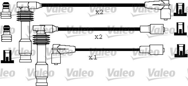 Valeo 346193 - Augstsprieguma vadu komplekts www.autospares.lv