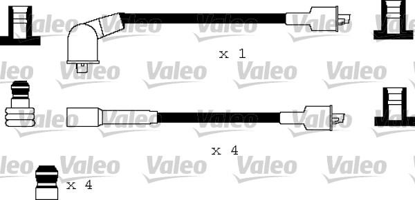 Valeo 346158 - Augstsprieguma vadu komplekts www.autospares.lv