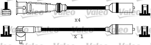 Valeo 346111 - Augstsprieguma vadu komplekts www.autospares.lv