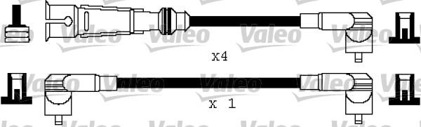 Valeo 346112 - Augstsprieguma vadu komplekts www.autospares.lv