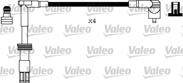 Valeo 346184 - Augstsprieguma vadu komplekts www.autospares.lv