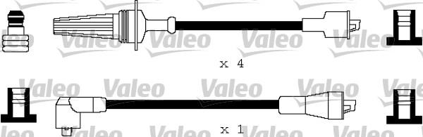 Valeo 346134 - Augstsprieguma vadu komplekts www.autospares.lv