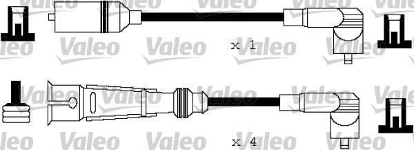 Valeo 346120 - Augstsprieguma vadu komplekts www.autospares.lv