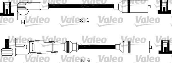 Valeo 346 179 - Augstsprieguma vadu komplekts www.autospares.lv