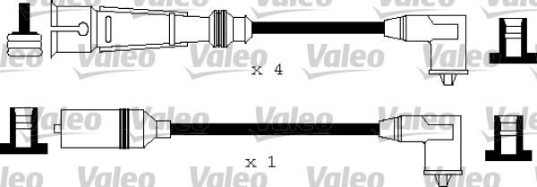 Valeo 346176 - Augstsprieguma vadu komplekts www.autospares.lv