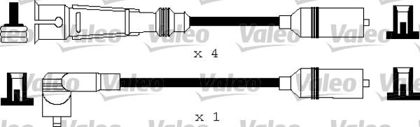 Valeo 346177 - Augstsprieguma vadu komplekts www.autospares.lv