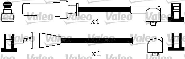 Valeo 346399 - Augstsprieguma vadu komplekts www.autospares.lv