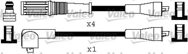 Valeo 346393 - Augstsprieguma vadu komplekts www.autospares.lv