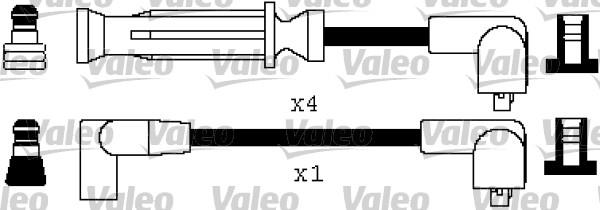 Valeo 346345 - Augstsprieguma vadu komplekts www.autospares.lv