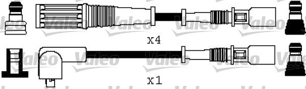 Valeo 346358 - Augstsprieguma vadu komplekts www.autospares.lv