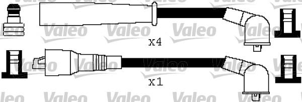 Valeo 346352 - Augstsprieguma vadu komplekts www.autospares.lv