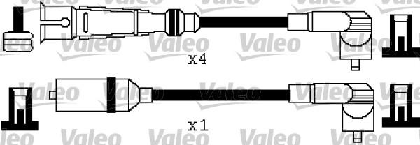 Valeo 346362 - Augstsprieguma vadu komplekts www.autospares.lv