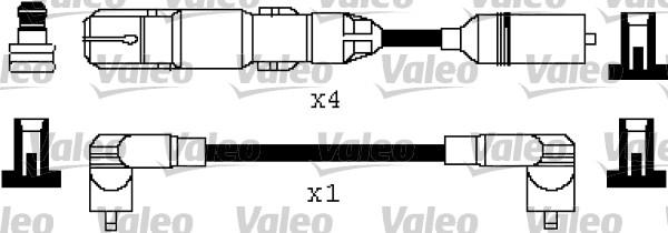 Valeo 346318 - Augstsprieguma vadu komplekts www.autospares.lv