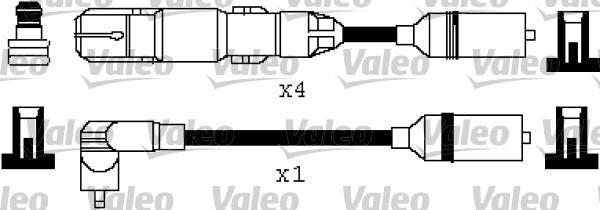 Valeo 346317 - Augstsprieguma vadu komplekts www.autospares.lv