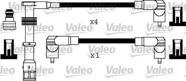 Valeo 346384 - Augstsprieguma vadu komplekts www.autospares.lv