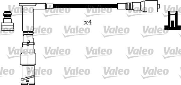 Valeo 346325 - Augstsprieguma vadu komplekts www.autospares.lv