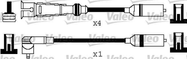 Valeo 346320 - Augstsprieguma vadu komplekts www.autospares.lv