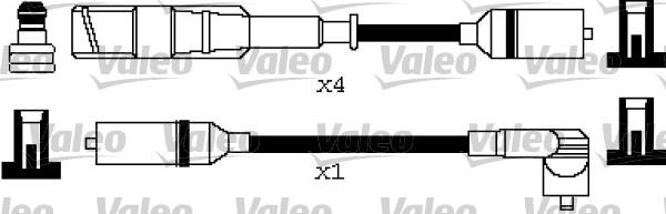 Valeo 346372 - Augstsprieguma vadu komplekts www.autospares.lv